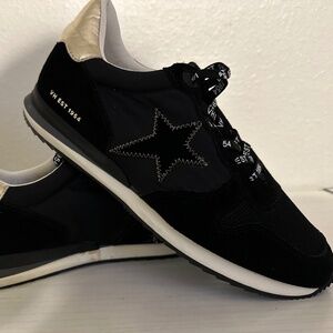 VINTAGE HAVANA Rock Star Leather & Suede Sneakers